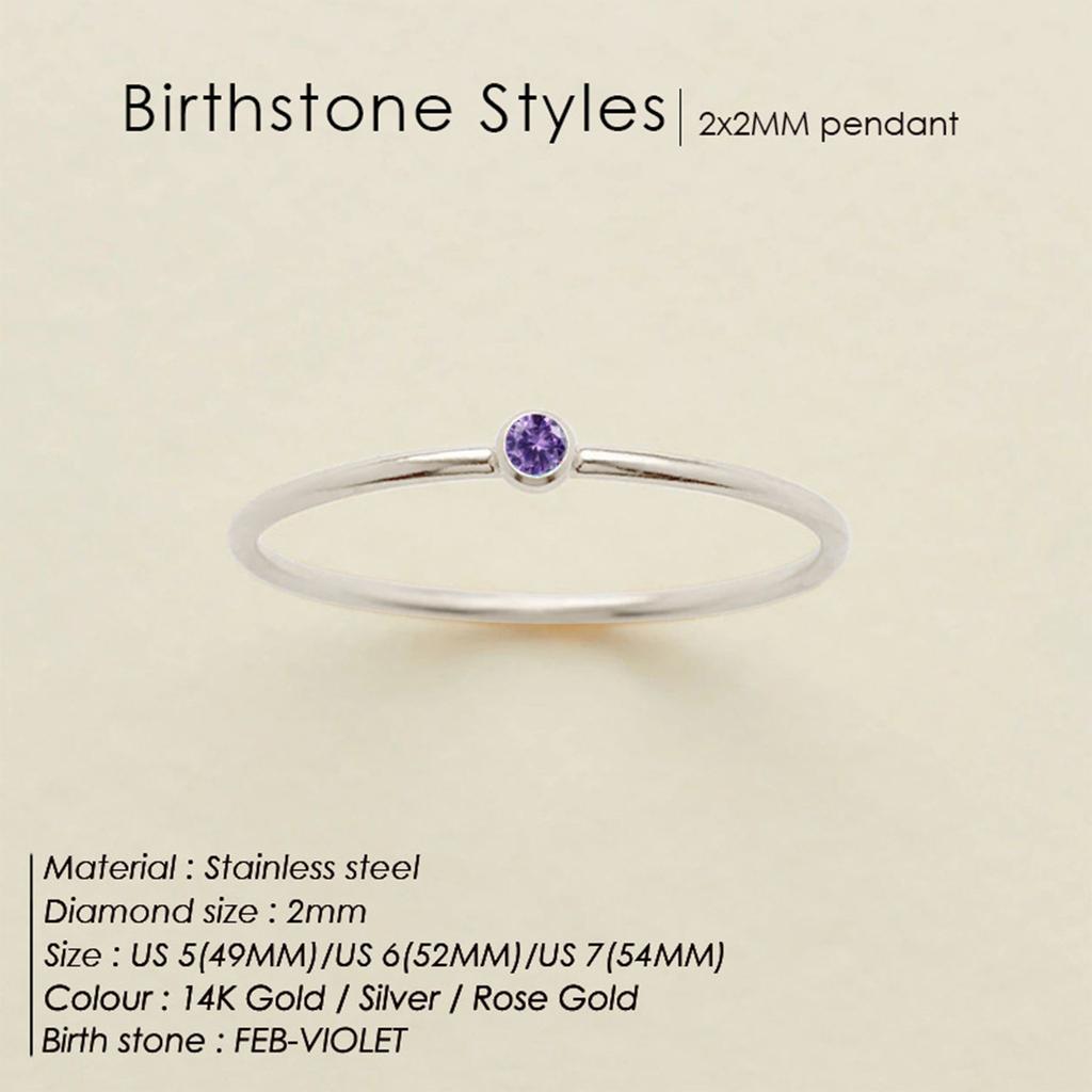 Dezember Geburtstag Stein Wasser Diamant Ring