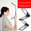 Four-Sided Foldable Mirror for Haircuts and Makeup