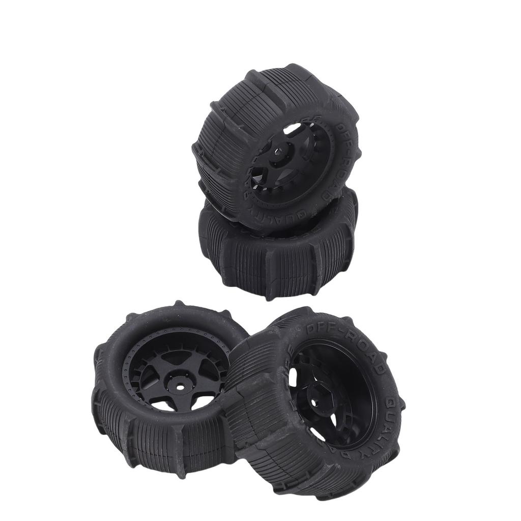 4pcs 80mm RC Paddle Buggy Tires Snow Sand Rubber Tires for 1 14 1 16 Scale RC Crawler Truck Upgrades