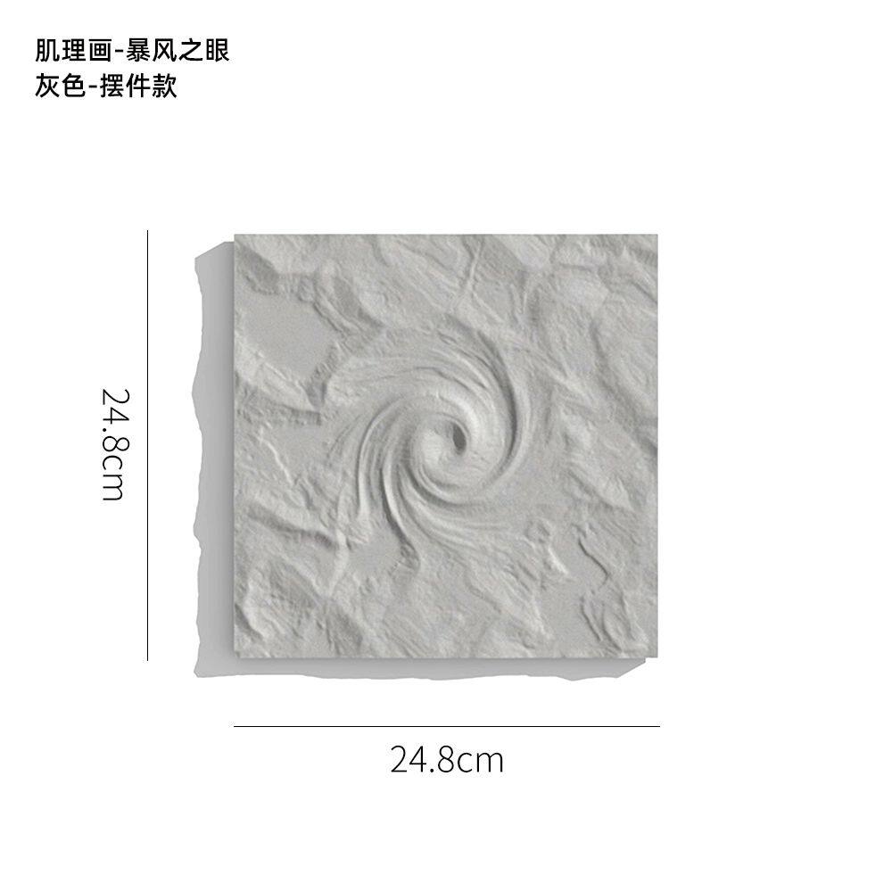 Concrete Relief Abstract Decorative Painting Living Room Dining Room Porch Corridor Decorative Painting 3d Stereoscopic Painting
