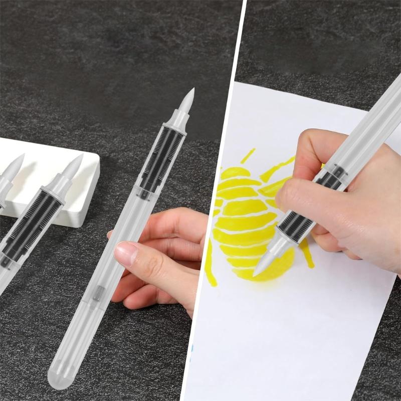 10 Stück DIY-Nachfüllbare Tintenpatronen-Marker, leere Tube, sichtbarer Tintenstand, leichtes Design, kreatives Schreibwerkzeug, sichtbare Tinte
