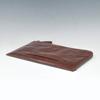 San Giorgio Leather Clutch Glossy Brown with Handle One Size [Triangolo] [Outlet Item] - Italian-made Bag, Leather, Strap, Men's,