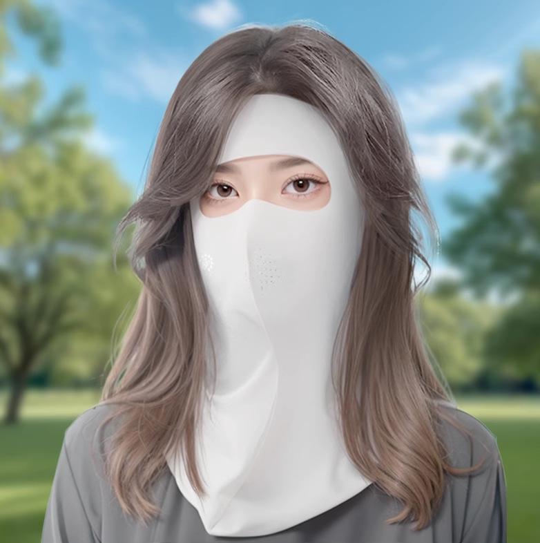 

2-Pack Full-Face UV Protection Ice Silk Mask with Neck Coverage [Newcomer ¥5 Discount]