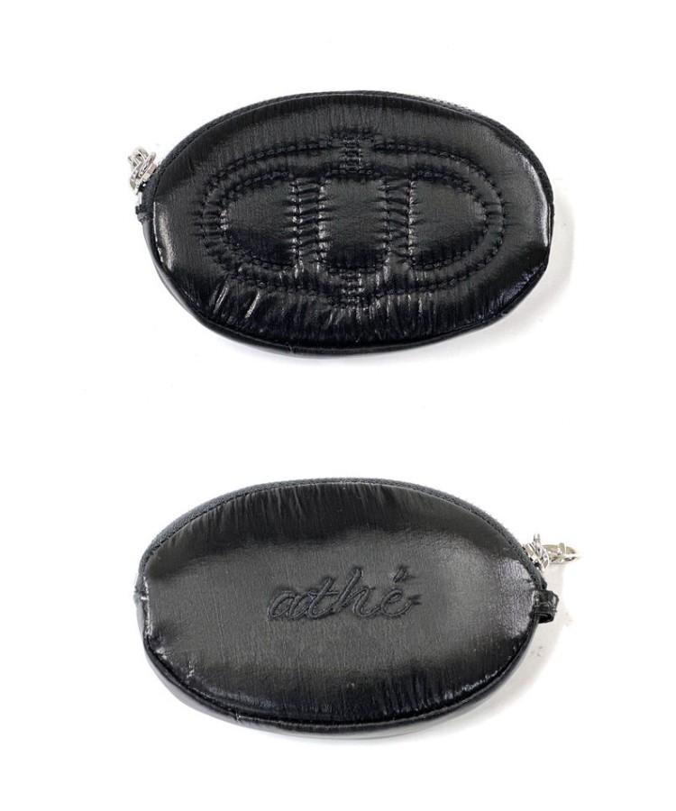 Athe Vanessabruno [Ruban] Glossy Black Ribbon Backpack And Shoulder Bag L Aaba6E900Bk