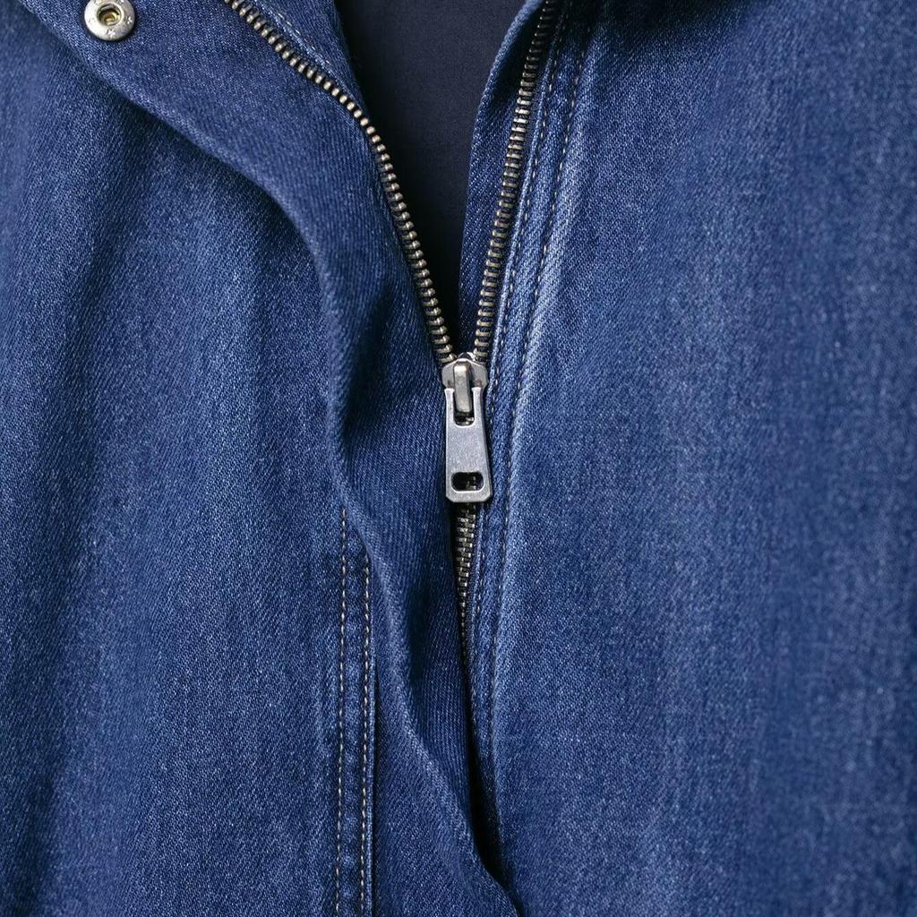 Moderne Retro Denimjakke til Kvinder - Europæisk & Amerikansk Stil