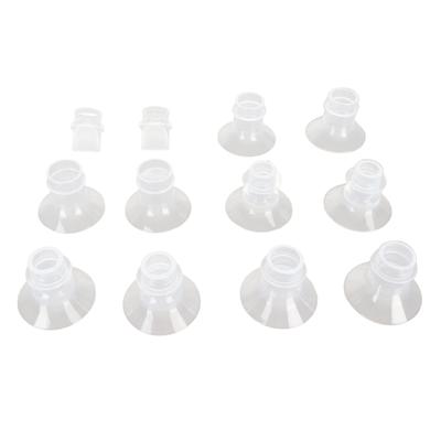 10 Piezas de Insertos para Brida de Sacaleches Portátil, Brida de Silicona para Sacaleches Portátil con Válvula de Pico de Pato 13mm 15mm 17mm 19mm 21mm