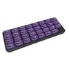 Monthly Pill Organizer 31 Day Portable Travel Pill Box with Numbered Compartments Easy Open Pill Case for Daily Medication And Supplement