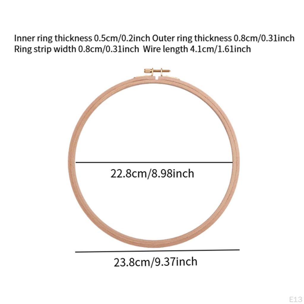 Round Embroidery Hoop Sewing Tool Cross Stitch for DIY Craft 3 Inch