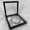 Simple Stainless Steel Men Bracelet INS Silver Color OT Buckle O-Circle Chain Bracelet Fashion Women Jewelry Fashion Accessories