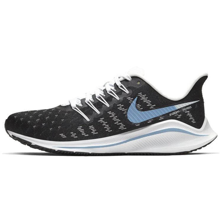 

Nike Air Zoom Vomero 14 Черные полусиние женские кроссовки Бело-голубые AH7858-007