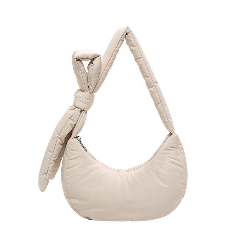 

2025 winter new childlike cute girl shoulder crossbody bag trendy fashion dumpling bag women s bag 27*20*10 хакі