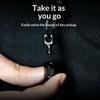 1Pcs Outdoor Edc Tool Double Head Quick Release Buckle Titanium Alloy Keychain Removable Portable Mountaineering Buckle