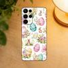 Easter Bunny And Eggs Phone Case For Samsung S25,S24,S21,S22,S23,S30,Ultra,S20,Plus,Fe,Lite Black Shell