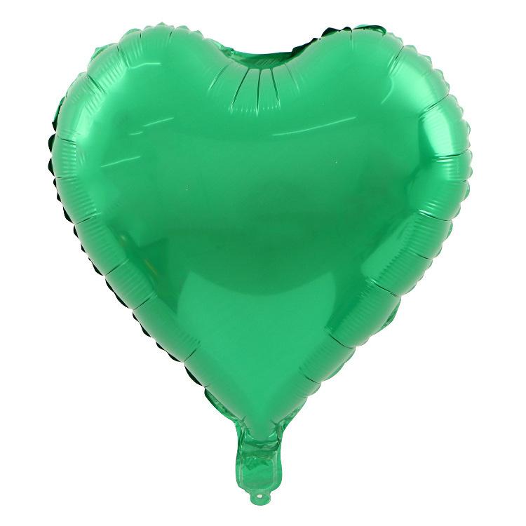 10inch Five-pointed Star Heart Foil Balloons White Black Pentagram  Balloon Kids Toy Wedding Birthday Party Decoration