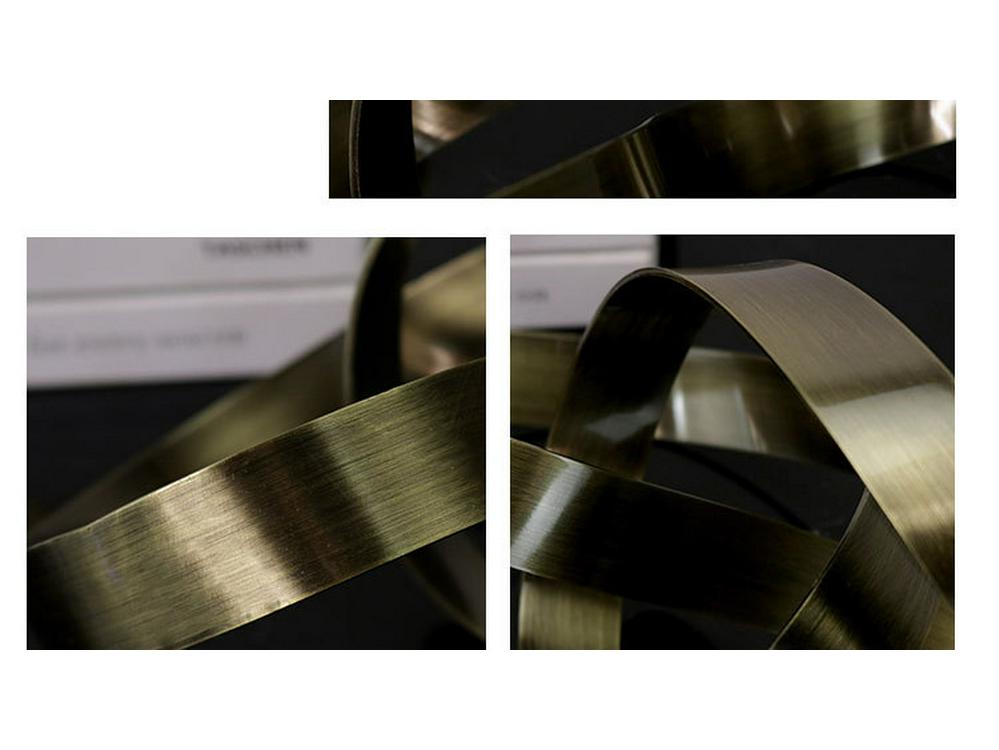 Moderní geometrický papírový lis s lanovým uzlem - Lehký luxusní dekor