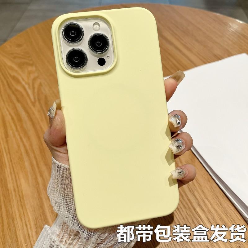 Liquid Silicone Magnetic Snap-On Case IPhone 17 Pro Max 16 15 14 With Full Coverage Shockproof Protection