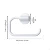 Bathroom Toilet Paper Holder Tissue Organizer, NoDrill Automatic Towel Rack