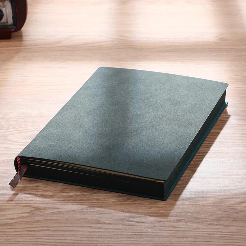 

(Логотип можно выгравировать) Блокнот формата А5 с пустыми внутренними страницами, студенческий блокнот, блокнот для рисования, блокнот для деловых записей A5 зелёный