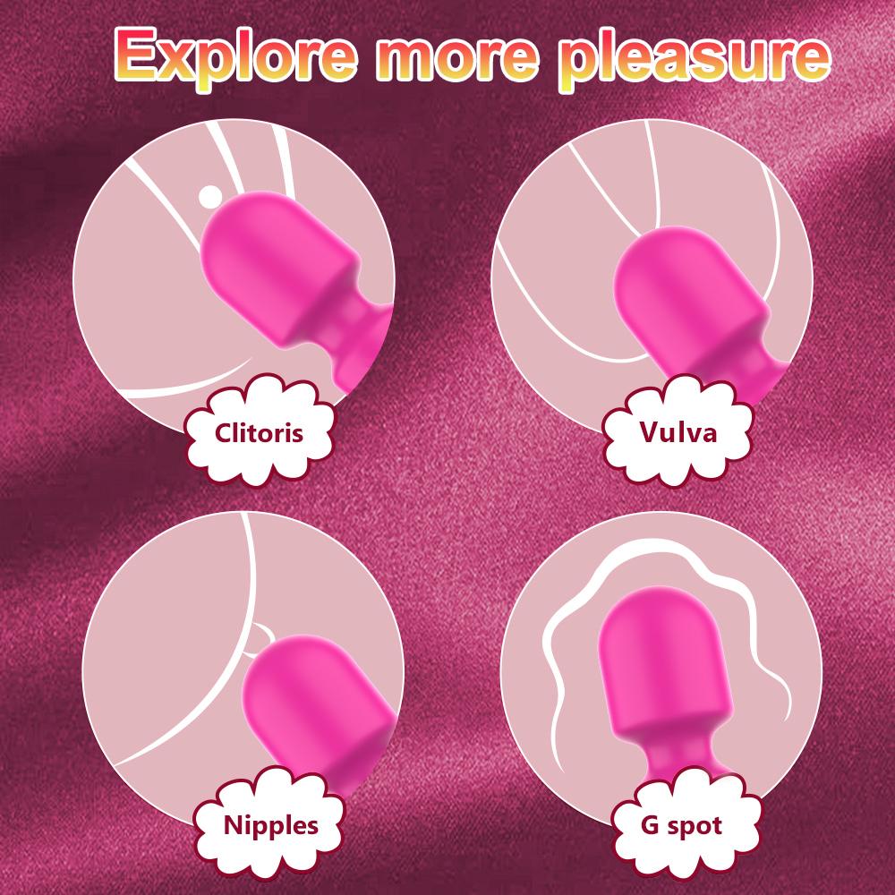 Powerful G Spot Clitoris Vibrators USB Recharge AV Vibrator Massager Sexual Wellness Erotic Sex Toys for Women Adult Product