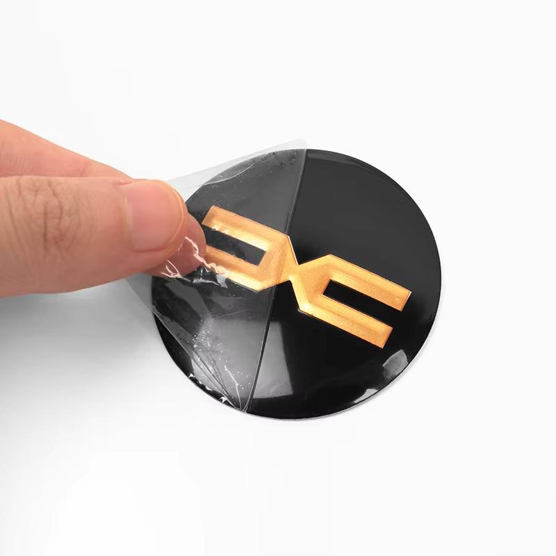 4 Stück 56 mm Auto-Radnabendeckel Emblem Aufkleber für Logan Sandero Duster Lodgy Spring Jogger Dokker Stepway Bigster RS
