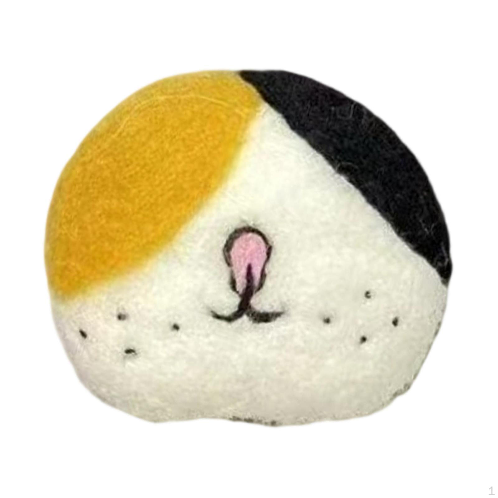 

Cat Whisker Holder Nose Shape Pet Beard Decorative Supplies Fridge Decor Refrigerator black and yellow