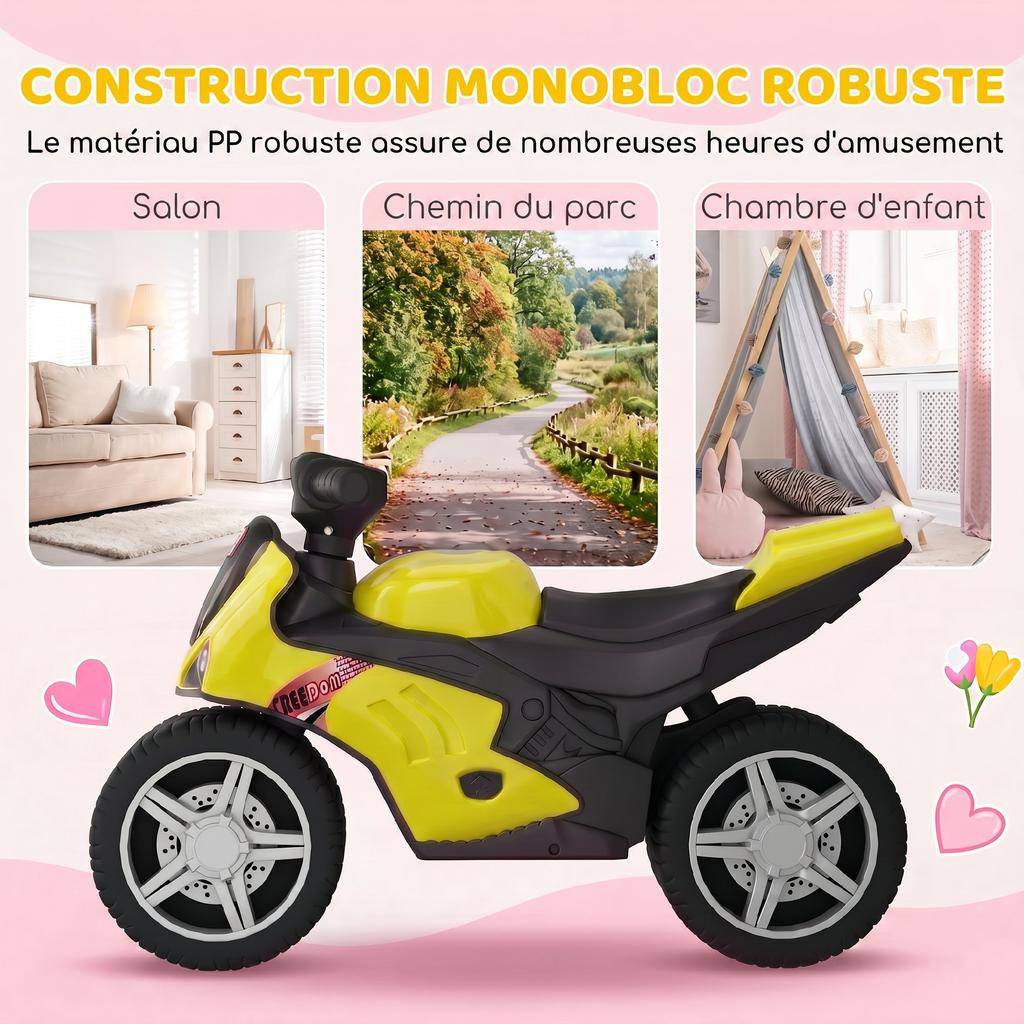 Children's Balance Bike, Music, Extra-Wide Wheels, Ages 18-36 Months, Green