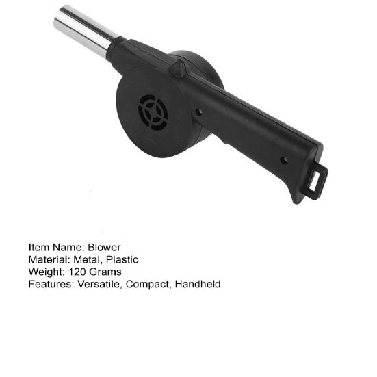 El Kranklı Körük Hafif Kömür Başlatıcı Fan Plastik Manuel Izgara Fanı Kamp Şömineleri Izgaralar Mangallar Açık Hava Pişirme Aleti İçin