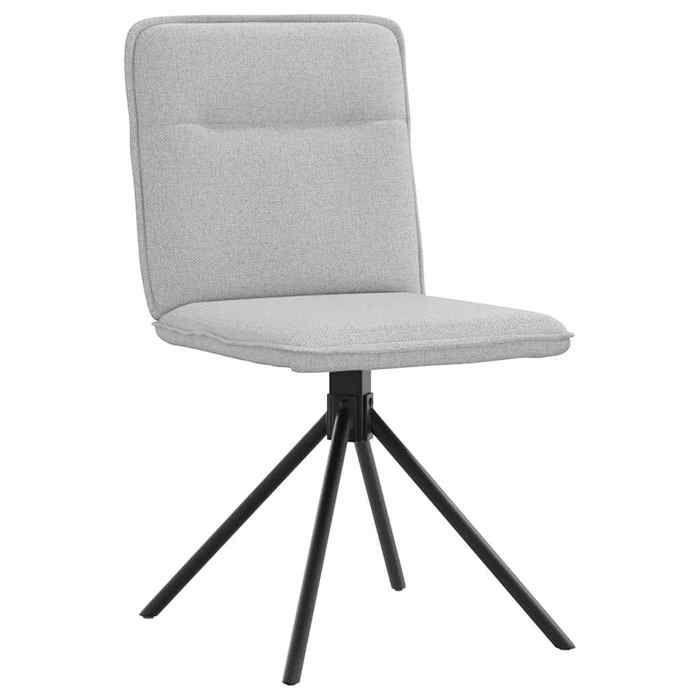 VidaXL Chaises à manger lot de 2 gris nuage tissu, chaise, chaise de salon, chaise d'accent, chaise de cuisine, siège de 4101241