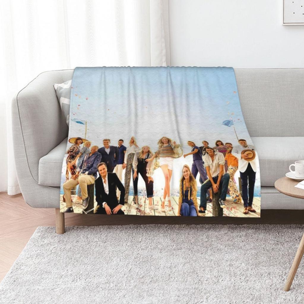 Mamma Mia - Here We Go Again (2018) Throw Blanket Warm Throw Blanket Gift for Anniversary