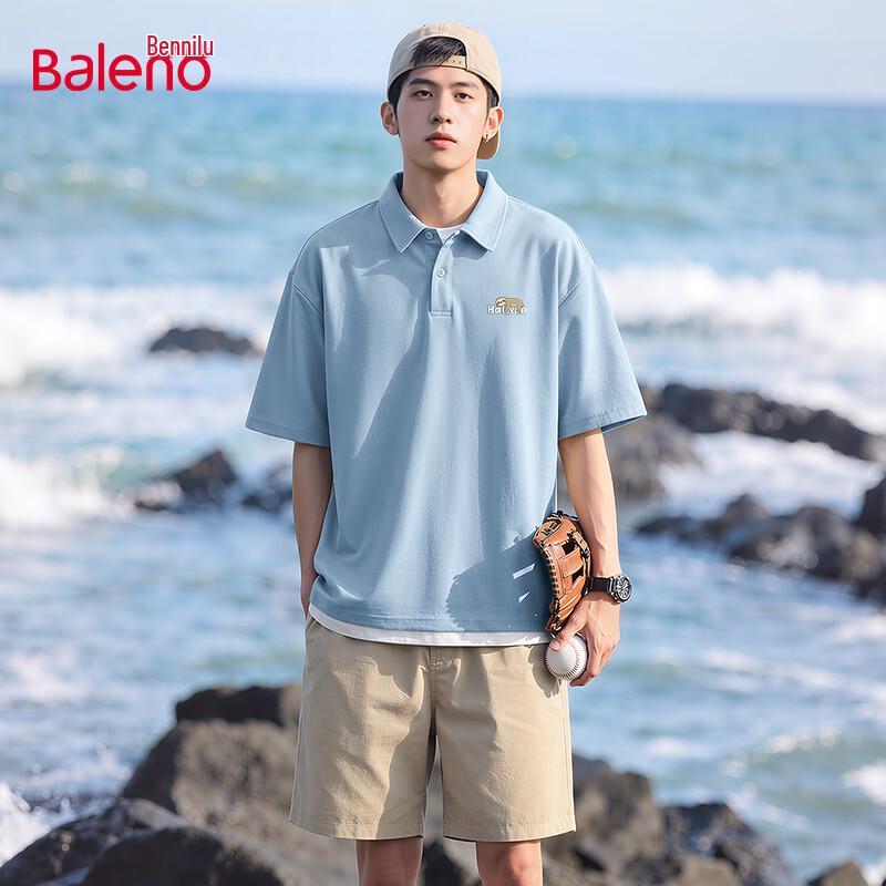 Baleno Men s Short Sleeve Casual Polo Shirt 3XL