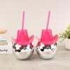 600ml Cowgirl Hat Cups Unique Drinking Cup Wine Glass Disco Ball Cups  Holiday Gift