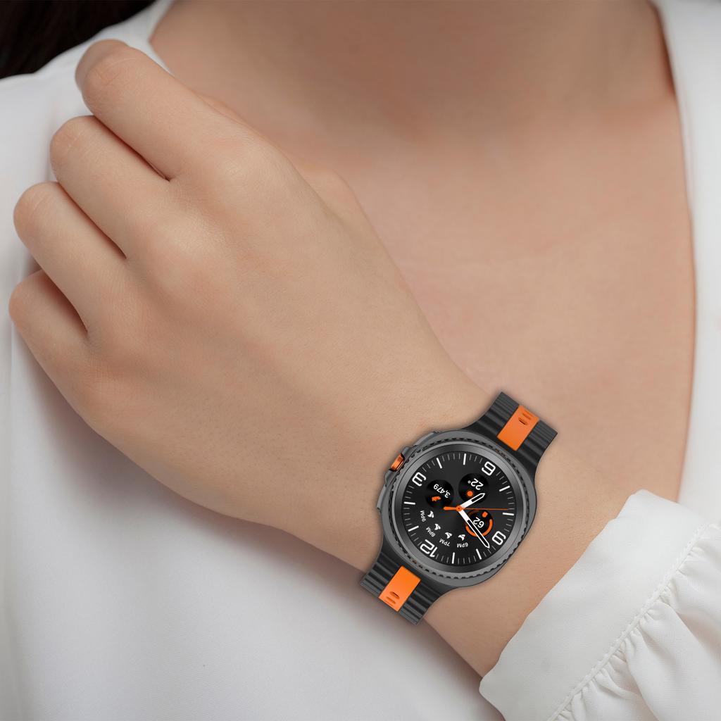Original Silicone Strap for Samsung Galaxy Watch 8 Classic 46mm Sport Watchband for Galaxy Watch 8 40mm 44mm No Gaps Accessories
