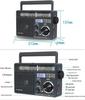 PANDA T-09 Radio: Portable Full Band FM AM SW with Card Slot for Seniors
