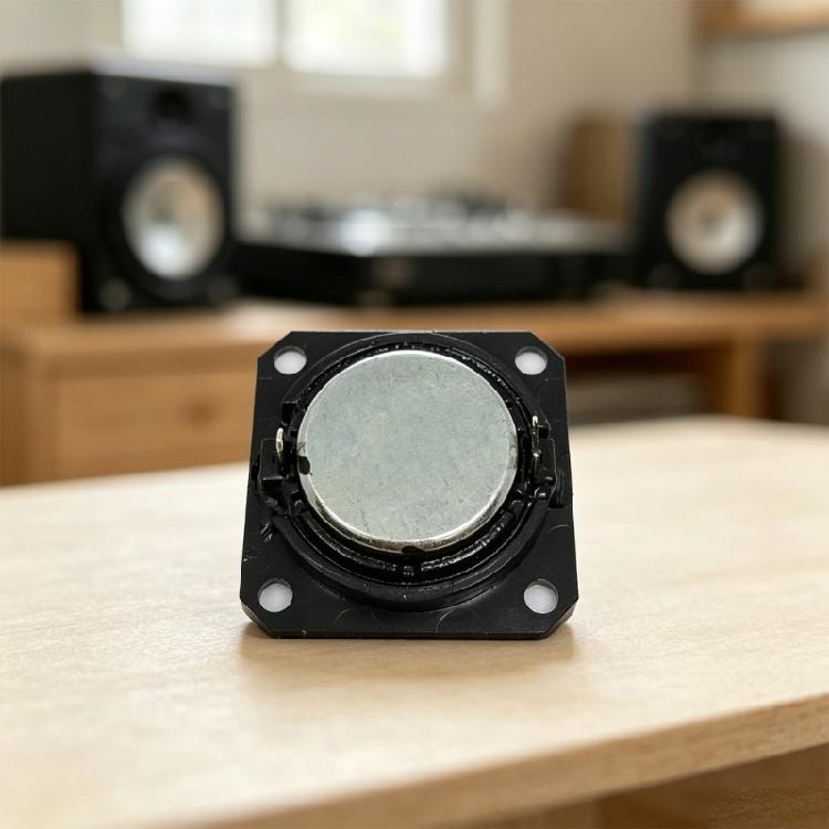 Haut-parleur tweeter à dôme soie 40 mm peu encombrant avec impédance stable de 4 Ohms pour des configurations auditives polyvalentes