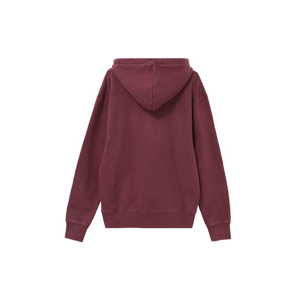 Jordan Logo Print Drawstring Hoodie With Long Sleeves Men tops Red DV6464-645