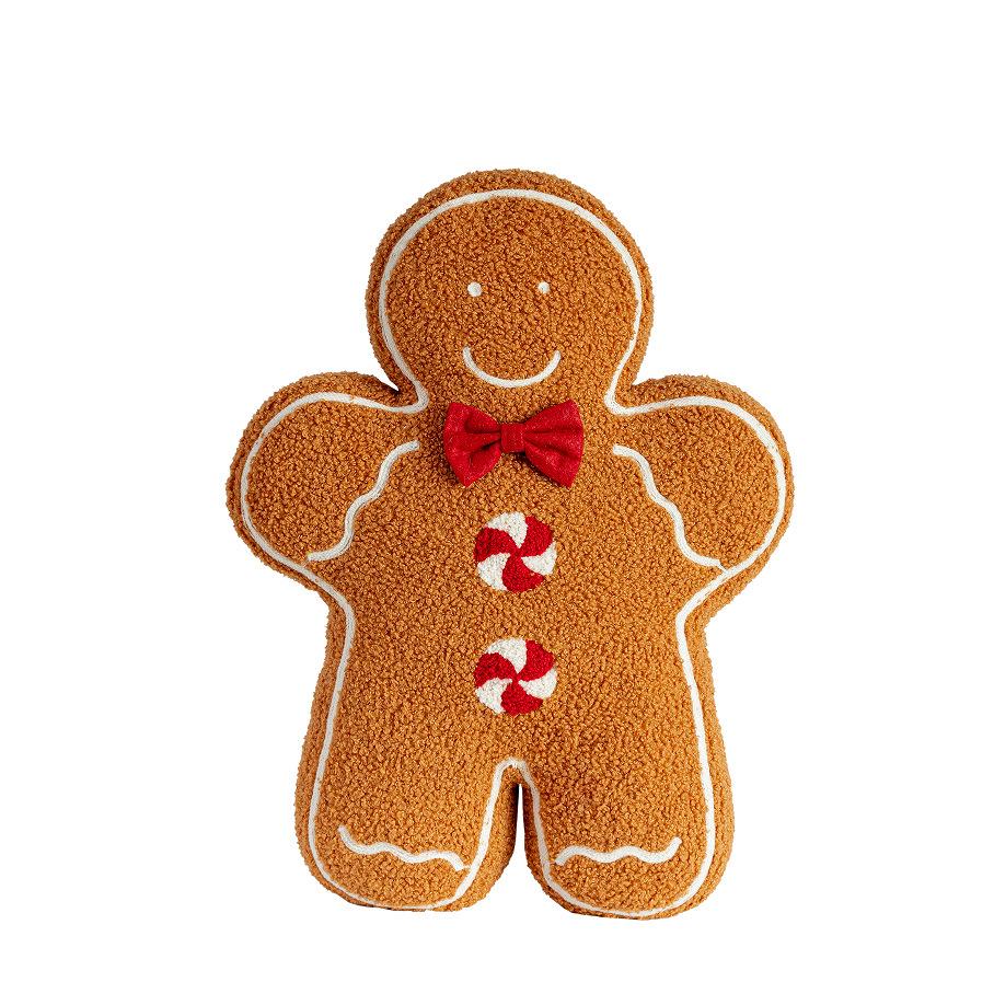 Gingerbread Man with Bow