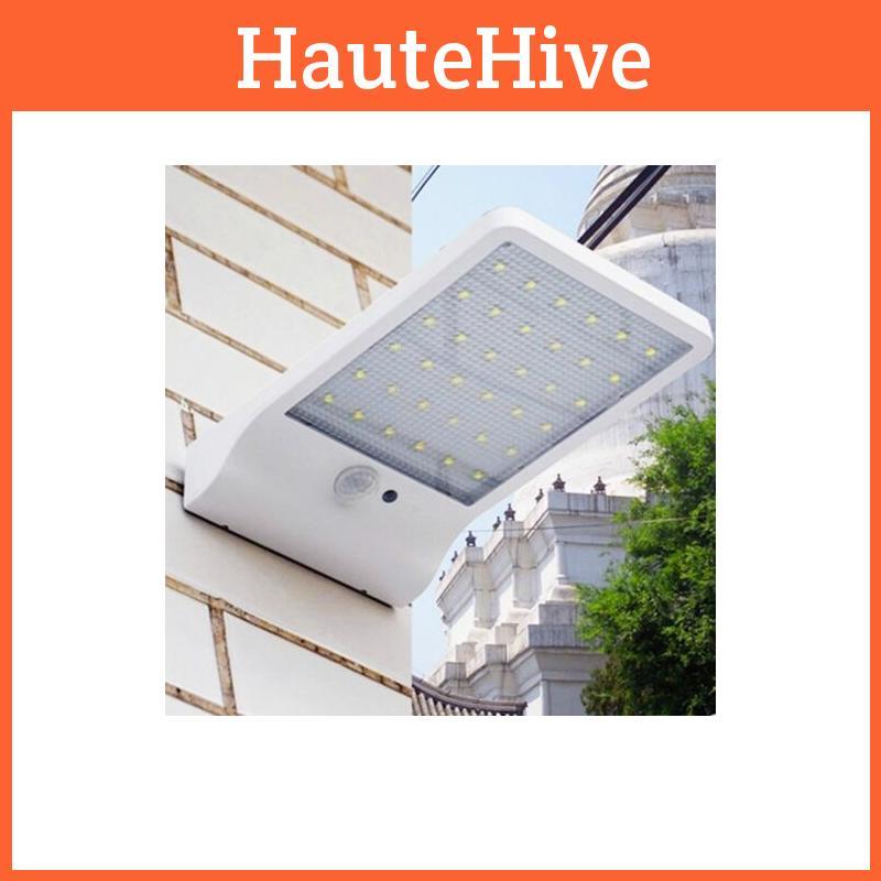 36 Led Solar Powered Motion Sensor Garden Security Lamp For Outdoor Waterproof Illumination