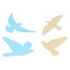 Bird Shape Mirror Wall Sticker   Wall Decals for Living Room Bedroom Decoration