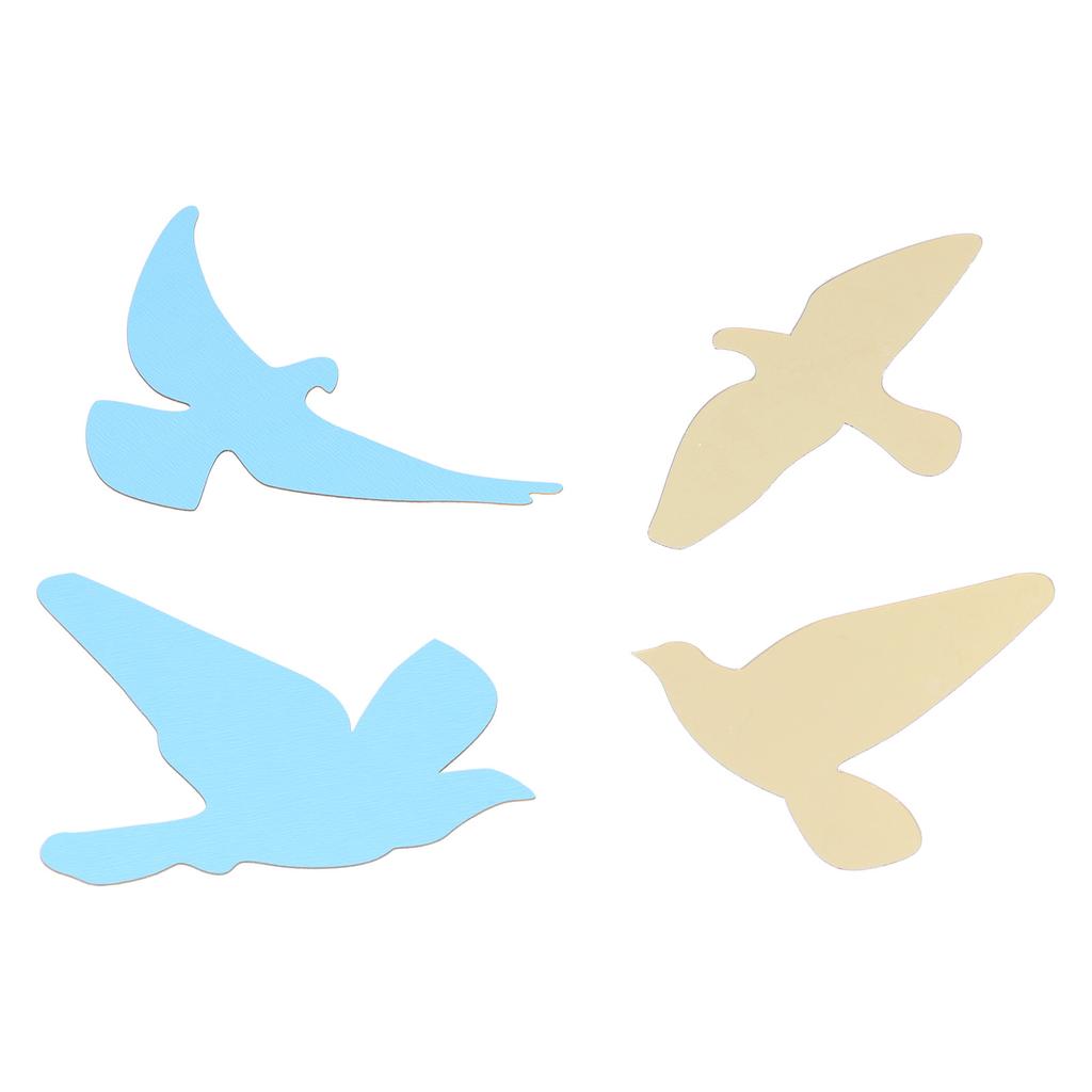 Bird Shape Mirror Wall Sticker Wall Decals for Living Room Bedroom Decoration