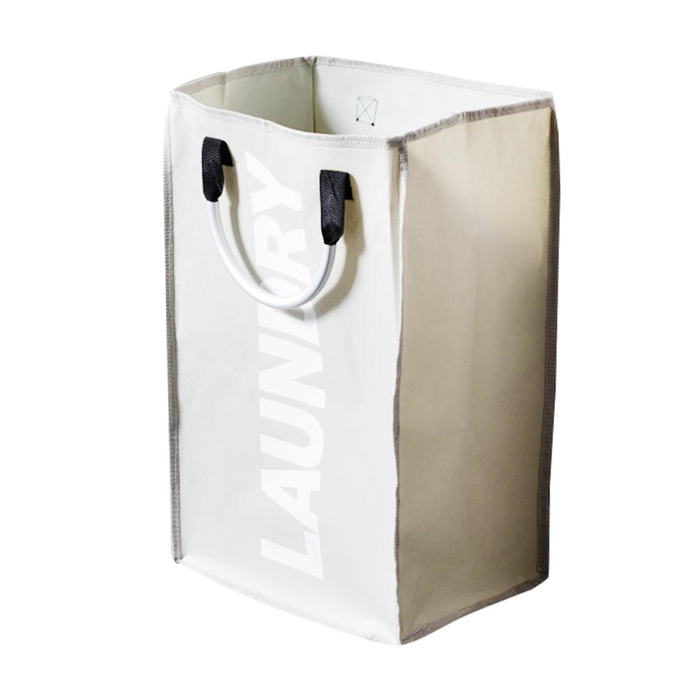 Складная корзина для белья сумка для хранения грязной ткани большая вместительная сумка для хранения одежды игрушек корзины с ручкой из сплава белый 1198₽