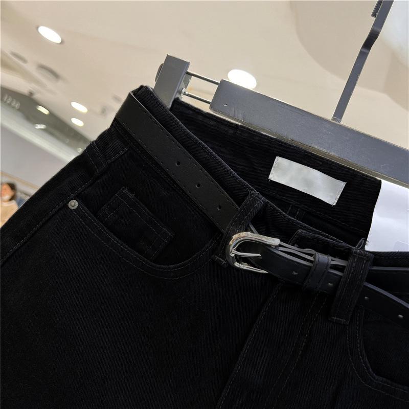 Women's High-Waisted Loose Fit Wide-Leg Denim Shorts