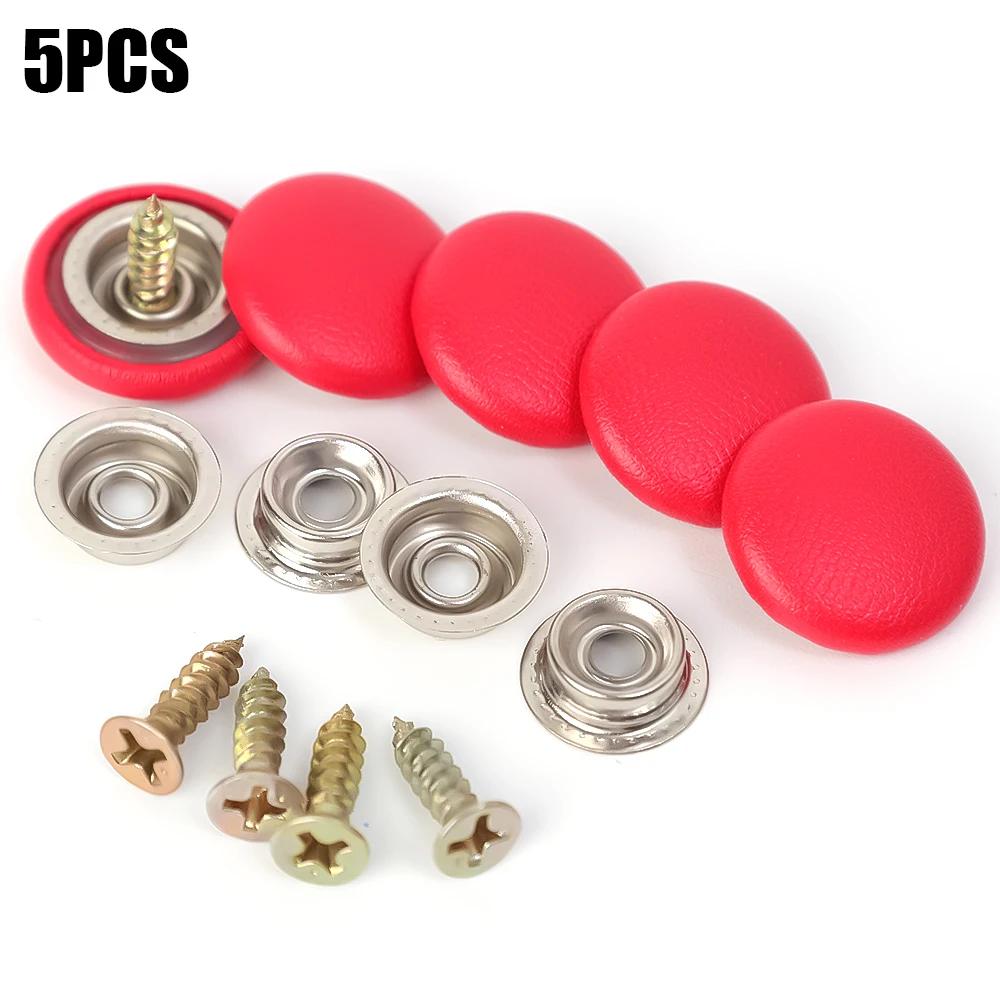 Car Roof Fixing Buckles Screw Set Interior Ceiling Headliner Cloth Repair Screw Cap Pu Rivets Retainer Buckle Accessories