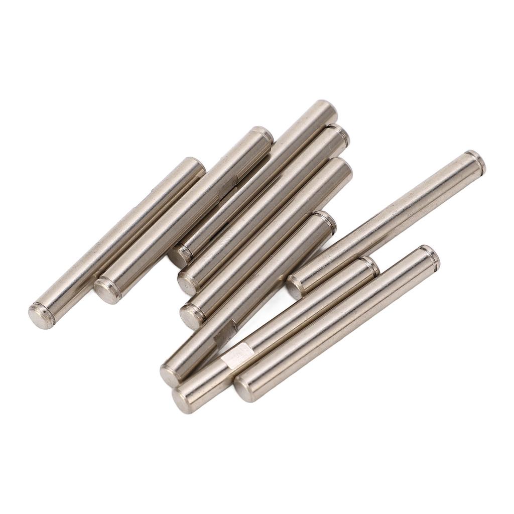 10Pcs RC Motor Shaft Rod Replacement 4mm Diameter Metal RC Car Brushless Motor Shaft Rod for RC Car Boat Airplane