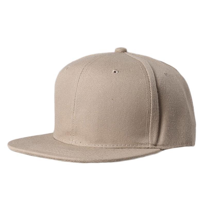 Hip Hop Flat Brim Sun Caps Male Baseball Hat Solid Color Summer Men‘s and Women‘s Outdoor Cycling Caps Sunproof Sport Caps