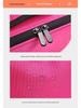 Multifunctional Portable Makeup Bag with Large Capacity and Shoulder Strap