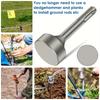 SDS-Plus Ground Rod Driver – Heavy-Duty Steel for 5/8" Rods, Rotary Hammer Hammer-Only Mode