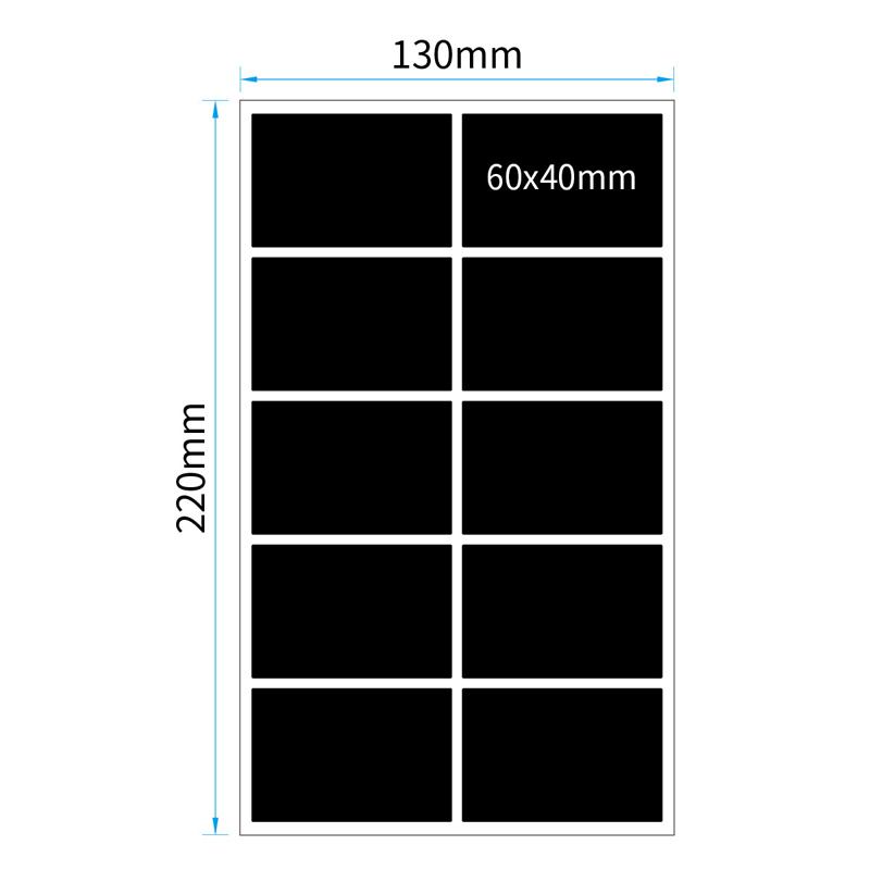 Waterproof Erasable Blackboard Sticker  Kitchen Spice Label Stickers Home Jars Bottles Tags Blackboard Labels With Marker Pen