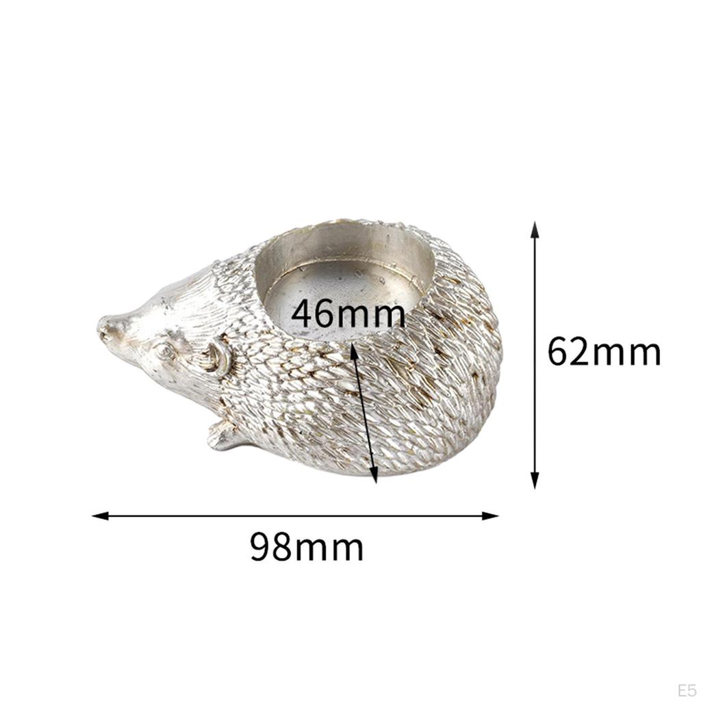 Świecznik Jeż Świecznik Ozdoba Kreatywny stojak Świece stołowe na wesele