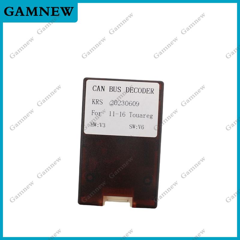 Car 16pin Wiring Harness Adapter Canbus Box Decoder Android Radio Power Cable For Volkswagen Touareg 2011-2016