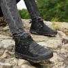 Waterproof Camo High-Top Snow Boots: Non-Slip, Velvet-Lined, Warm Outdoor Cotton Shoes for Autumn & Winter